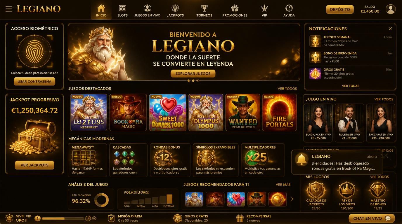 Funciones clave móviles: biométrico, catálogo de slots con RTP, mecánicas modernas y notificaciones